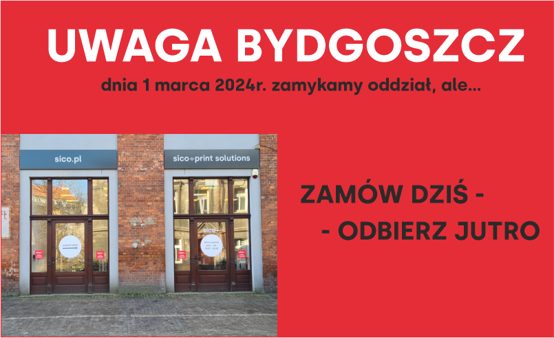 IDZIE NOWE w Bydgoszczy – złóż zamówienie online!